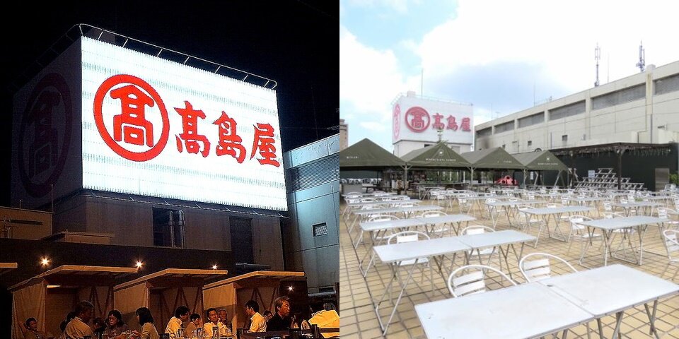 岡山高島屋 屋上ビアガーデン 会場イメージ